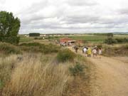 Vista del valle del Tera desde el Camino