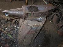 Bigornia en la fragua de Bercianos de Valverde