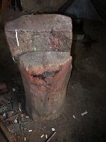 Este es el yunque del que se dice que apareci en "Los Conventos"