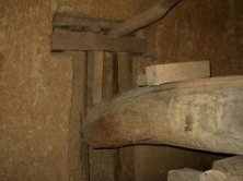 Vista de la parte posterior de la viga.