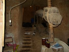 Parte delantera de la prensa de viga