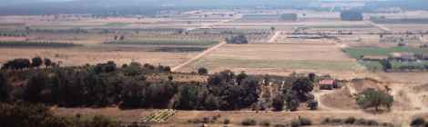 Vista del Valle de Aalverde (no tan verde en agosto de 2.002)